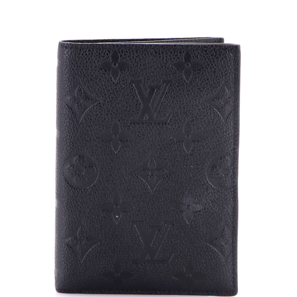 Louis Vuitton Passport Cover Monogram Empreinte Leather